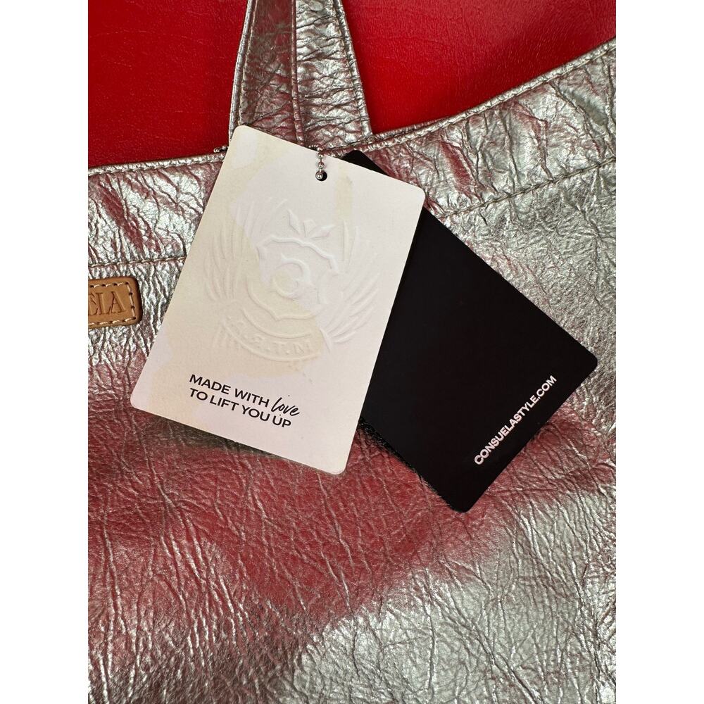 Consuela Apollo Basic Grab' N Go Silver Textured … - image 11